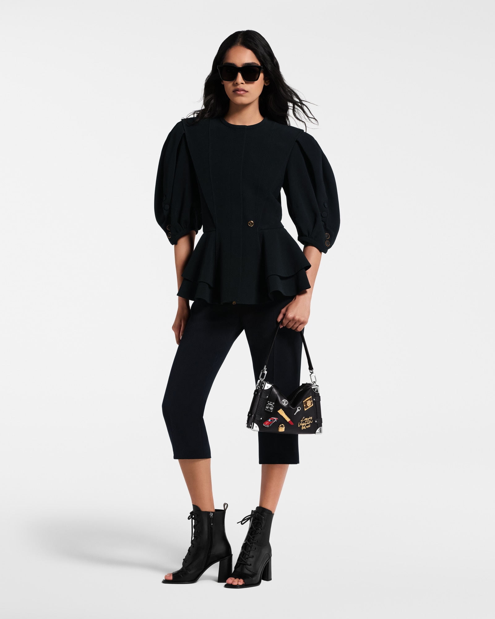 Puff-Sleeve Peplum Jacket - Women - Ready-to-Wear | LOUIS